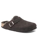 BIRKENSTOCK Šlepetės 'Boston' tamsiai ruda