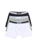 Funky Buddha Boxer trumpikės pilka / juoda / balta