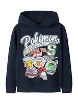 NAME IT Megztinis be užsegimo 'NKMJim Pokemon' tamsiai mėlyna jūros spalva / geltona / raudona / balta