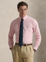 Polo Ralph Lauren Marškiniai mėlyna / ruda / rožių spalva / balta