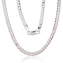 Sidabrinė „Cartier“ grandinėlė 4 mm su deimantiniu apdirbimu – Sidabras 925, 55 cm