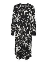 VERO MODA Suknelė juoda / balta