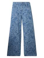 ADIDAS ORIGINALS Džinsai 'Liberty London Firebird' tamsiai (džinso) mėlyna / šviesiai mėlyna