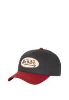 Von Dutch Originals Kepurė smėlio spalva / antracito spalva / raudona