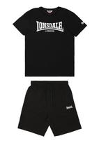 LONSDALE Treningas 'Dunstan' juoda / balta