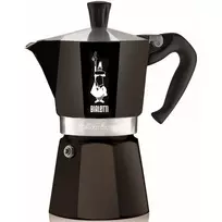 Espresso kavinukas Bialetti Moka Express 6 puodeliai, juodas