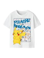 NAME IT Marškinėliai 'NMMMIHAT POKEMON' mėlyna / geltona / juoda / balta
