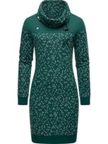 Ragwear Suknelė 'Chloe' šviesiai pilka / tamsiai žalia