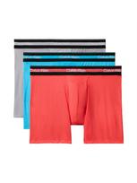 Calvin Klein Underwear Boxer trumpikės azuro spalva / pilka / avietinė / balta