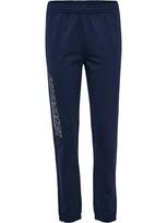 Hummel Sportinės kelnės 'Pulse' tamsiai mėlyna jūros spalva / balta