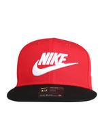 Nike Sportswear Skrybėlaitė 'TRUE LIMITLESS' raudona / juoda / balta