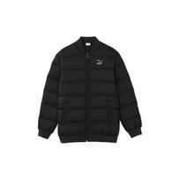 Puma Šilta ir atspari vėjui sportinė pūkinė striukė Vyriški viršutiniai drabužiai, juodi 530026-01 L black