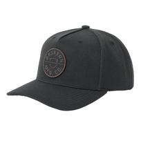 Brixton Kepurė 'CREST C' pilka / juoda