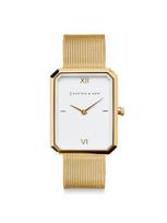 Kapten & Son Analoginis (įprasto dizaino) laikrodis 'Grace Gold Mesh' auksas