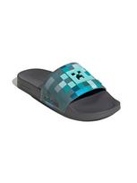 ADIDAS SPORTSWEAR Šlepetės 'ADILETTE - MINECRAFT' turkio spalva / dangaus žydra / antracito spalva / žalia
