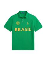 Polo Ralph Lauren Marškinėliai tamsiai geltona / žalia