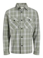 JACK & JONES Demisezoninė striukė 'JJRoy' nendrių spalva / balta