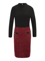 Dorothy Perkins Tall Suknelė 'Berry' raudona / juoda