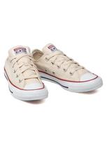 CONVERSE Sportbačiai be auliuko 'Chuck Taylor All Star Classic' gelsvai pilka spalva / raudona / juoda / balta