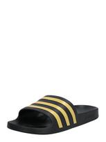 ADIDAS SPORTSWEAR Šlepetės 'Adilette Aqua' žaliosios citrinos spalva / juoda