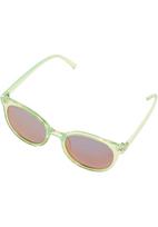 Urban Classics Akiniai nuo saulės neoninė geltona / juoda