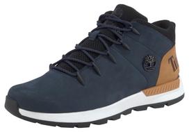 TIMBERLAND Auliniai batai su raišteliais 'Sprint Trekker' tamsiai mėlyna / garstyčių spalva / juoda