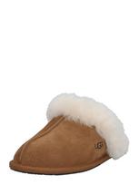 UGG Naminės šlepetės 'SCUFFETTE II' kremo / šviesiai ruda / juoda