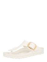 BIRKENSTOCK Šlepetės per pirštą 'Gizeh' balta