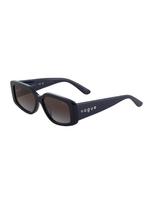 VOGUE Eyewear Akiniai nuo saulės '0VO5642SU' šokolado spalva / antracito spalva / sidabrinė
