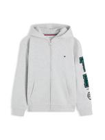 TOMMY HILFIGER Džemperis šviesiai pilka / tamsiai žalia
