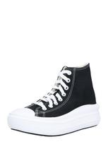 CONVERSE Sportbačiai su auliuku 'CHUCK TAYLOR ALL STAR MOVE PLATFORM' juoda / balta