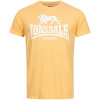 LONSDALE Marškinėliai 'St. Erney' pastelinė geltona / balta