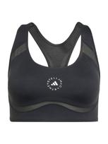 ADIDAS BY STELLA MCCARTNEY Sportinė liemenėlė 'Power Impact' juoda / balta