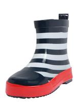PLAYSHOES Guminiai batai tamsiai mėlyna jūros spalva / kraujo spalva / balta