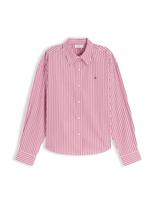 TOMMY HILFIGER Palaidinė 'Boxy Fit' tamsiai mėlyna / rožių spalva / rausvai raudona / balta