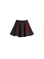 Desigual Sijonas raudona / margai juoda