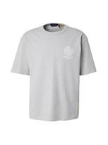 Polo Ralph Lauren Marškinėliai margai pilka / balta