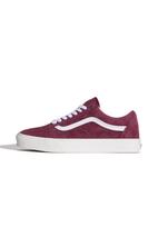 VANS Sportbačiai be auliuko 'Old Skool' vyno raudona spalva / balta