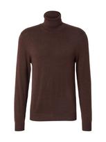 JACK & JONES Megztinis 'JJEEmil' tamsiai ruda