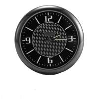 Automobilių laikrodis Šviečiantis Mini Automobilių Vidinis Priklijuojamas Skaitmeninis Laikrodis Mechanika Kvarciniai Laikrodžiai Auto Ornamentas 40mm 43mm gray