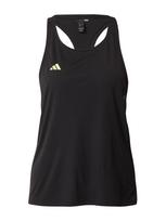 ADIDAS PERFORMANCE Sportiniai marškinėliai be rankovių 'Adizero Essentials' žaliosios citrinos spalva / juoda