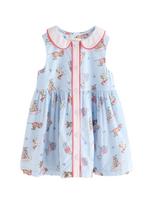 Next Suknelė 'Cath Kidston' tamsi smėlio / šviesiai mėlyna / šviesiai raudona / balta