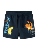 NAME IT Kelnės 'NMMMumi Pokemon' tamsiai mėlyna / azuro spalva / geltona / oranžinė