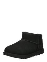 UGG Naminės šlepetės 'CLASSIC ULTRA MINI' juoda / balta