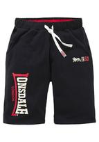 LONSDALE Kelnės kremo / raudona / juoda