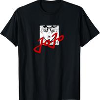 JoJo's Bizarre Adventure Giorno JoJo Script Anime T-Shirt S juoda