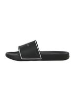 JACK & JONES Šlepetės juoda / balta