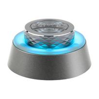 IP67 atsparus vandeniui dušo garsiakalbis su RGB apšvietimu, įkraunamas, nuimamas siurbtukas, stereo garsas, vonios kambario „Bluetooth“ suderinamas belaidis garsiakalbis pilka