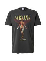 AMPLIFIED Marškinėliai 'NIRVANA IN UTERO' tamsiai pilka