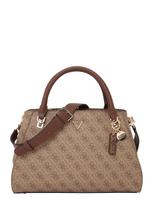 GUESS Rankinė 'NOELLE II LUXURY SATCHEL' ruda / kapučino spalva